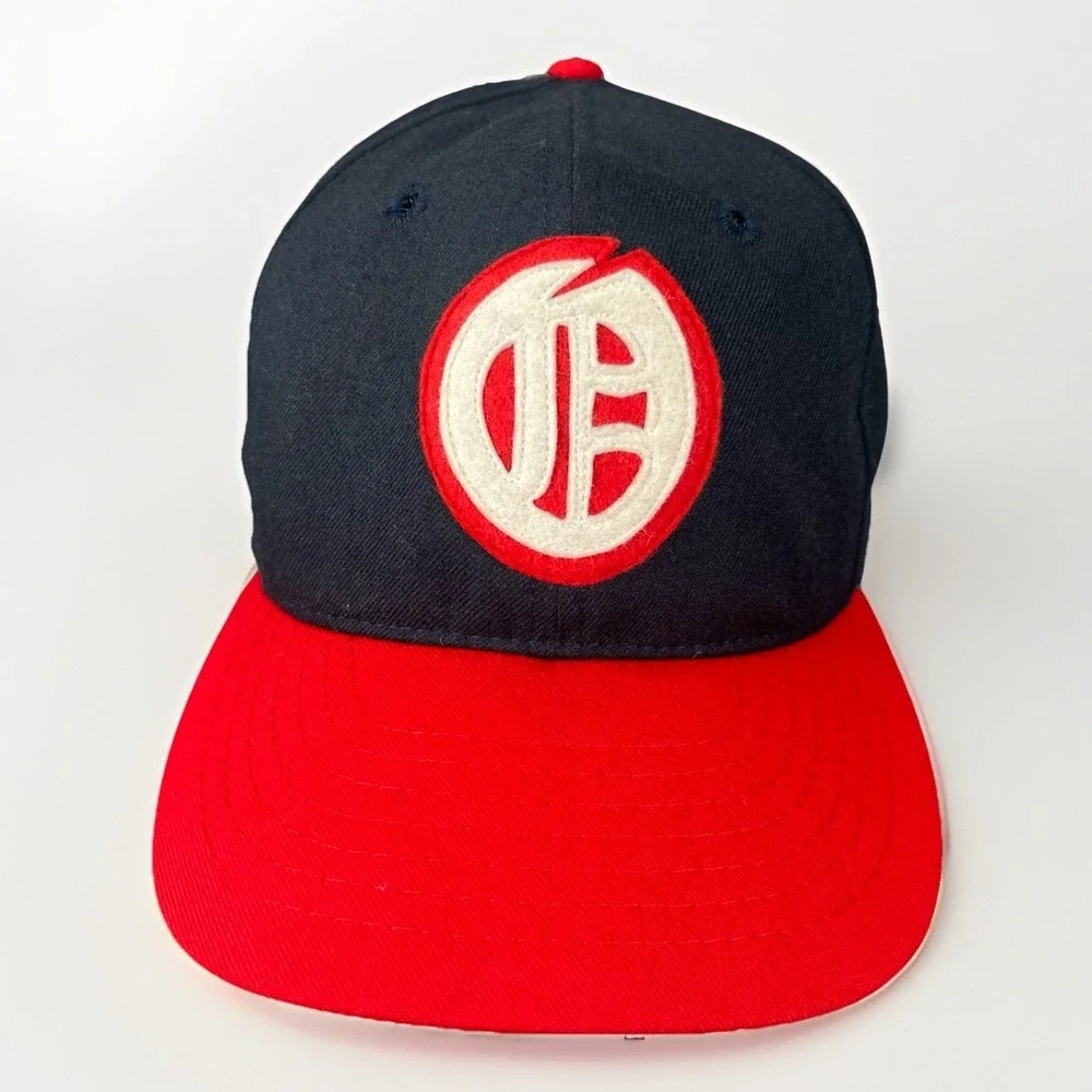 Roman Pro VTG MiLB Oakland Oaks Baseball‎ Hat 1940's Cap Fitted 7 Brockton MA